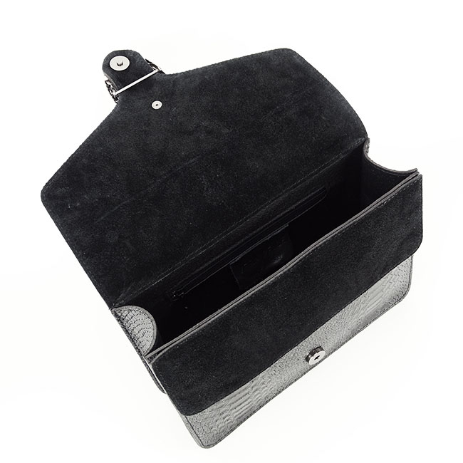 Geanta neagra din piele naturala B-1524 123 [2]