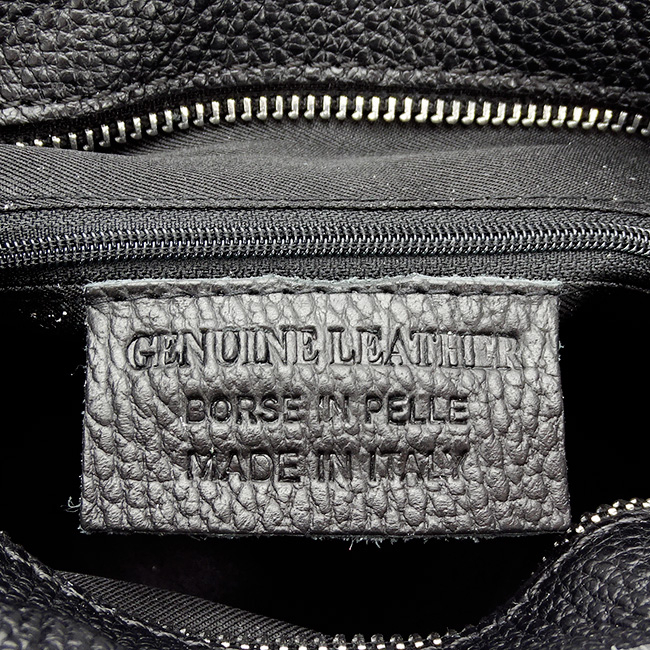Geanta din piele naturala 8960 123 Negru [9]