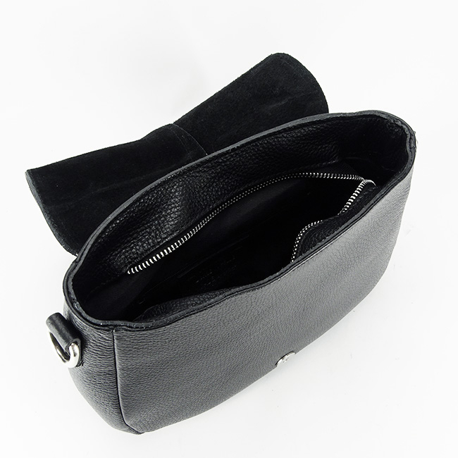 Geanta din piele naturala 8960 123 Negru [8]