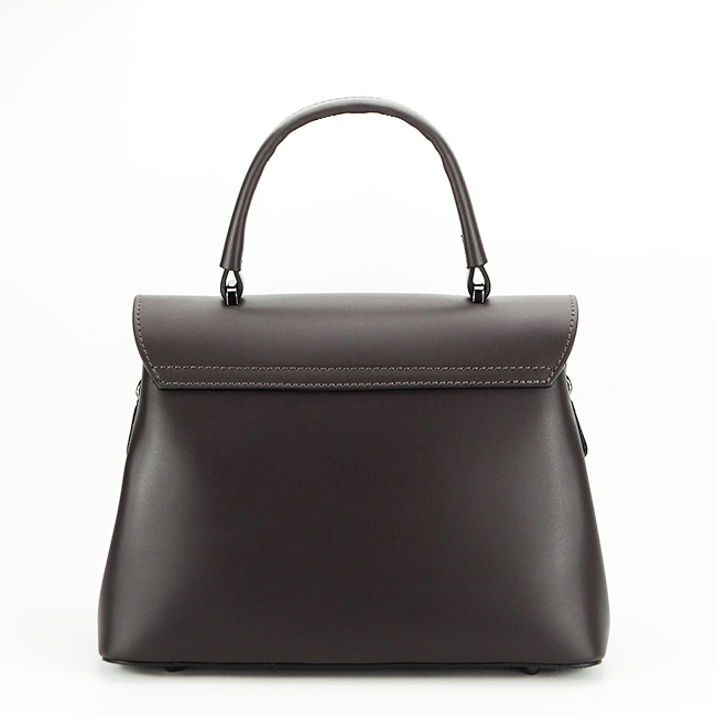 Geanta dama din piele naturala B-8972 123 Maro inchis [5]