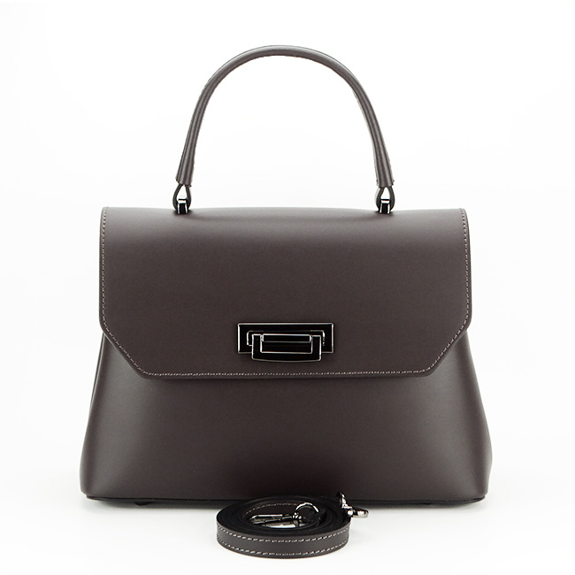 Geanta dama din piele naturala B-8972 123 Maro inchis [3]