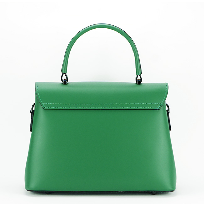 Geanta din piele naturala B-8972 123 Verde [5]