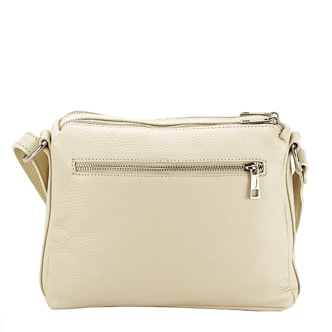 Geanta din piele naturala bej B-8981 124 [4]