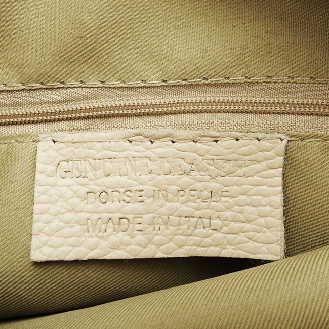 Geanta din piele naturala bej B-8981 124 [7]