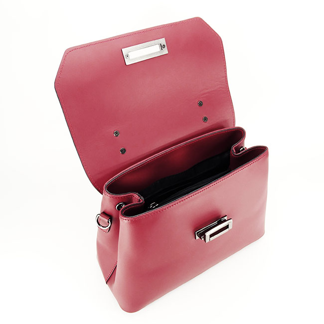Geanta dama din piele naturala B-8972 123 Bordo [8]