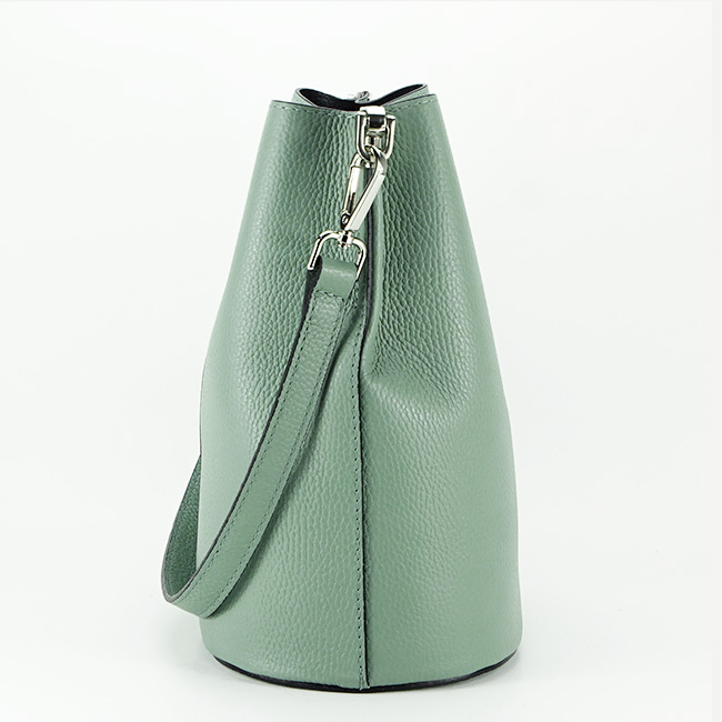 Geanta din piele naturala Made in Italy B-8951 122 Verde menta [5]