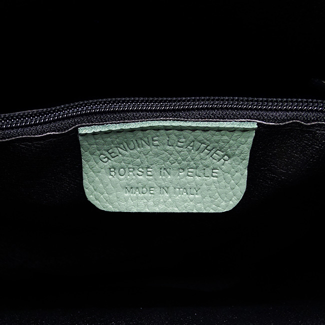 Geanta din piele naturala Made in Italy B-8951 122 Verde menta [10]