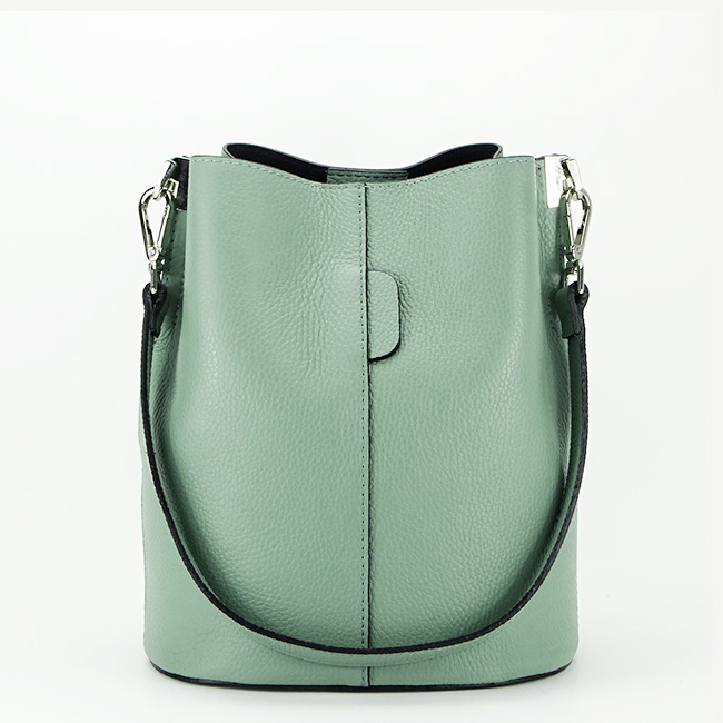 Geanta din piele naturala Made in Italy B-8951 122 Verde menta [3]