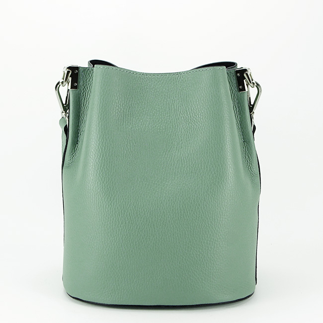 Geanta din piele naturala Made in Italy B-8951 122 Verde menta [6]