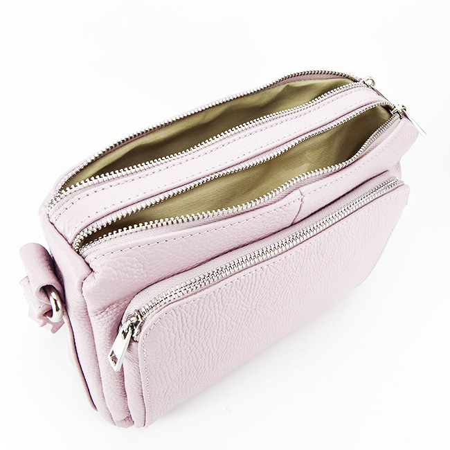 Geanta dama din piele naturala  B-8981 124 Mov deschis [7]