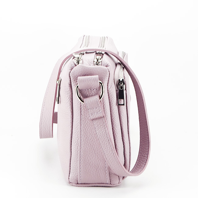 Geanta dama din piele naturala  B-8981 124 Mov deschis [5]