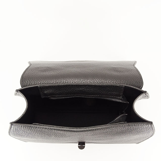 Geanta dama din piele naturala B-6293 124 Negru [7]