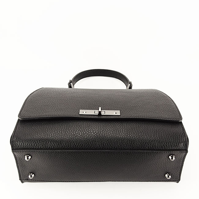Geanta dama din piele naturala B-6293 124 Negru [6]