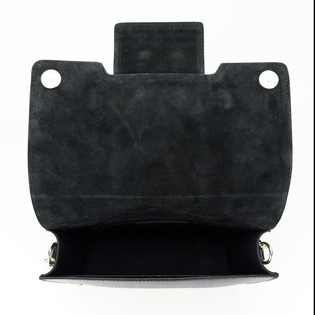Geanta dama din piele naturala B-1589 123 Negru [6]