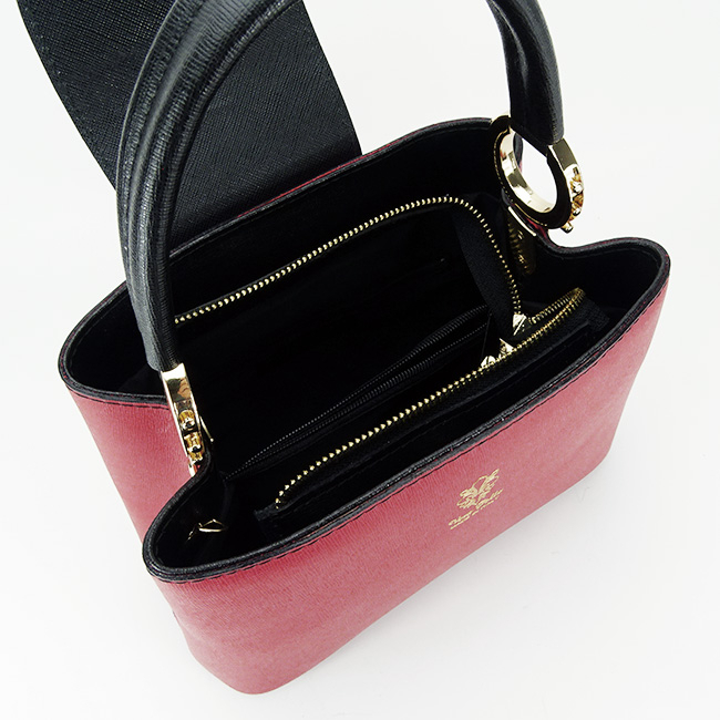 Geanta dama din piele naturala B-8950 120 Rosu [8]