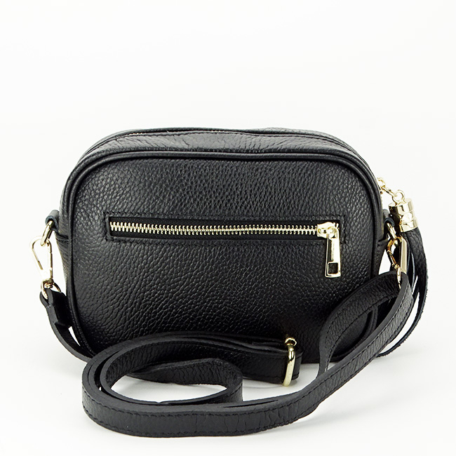 Geanta mica neagra din piele naturala B-8957 122 [5]