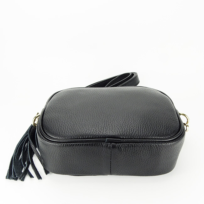 Geanta mica neagra din piele naturala B-8957 122 [6]