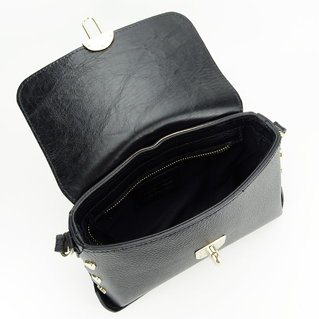 Geanta dama din piele naturala B-8958 124 Negru [7]