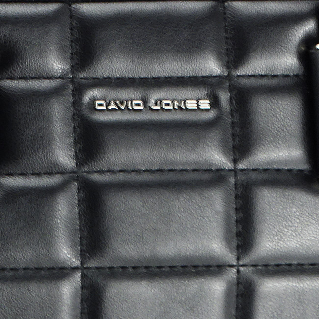 Geanta David Jones cu imprimeu B-6842-5 11 neagra [9]
