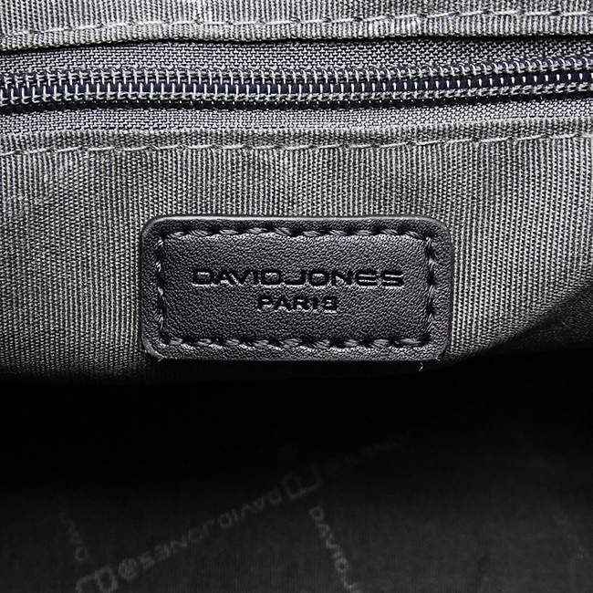Geanta David Jones cu imprimeu B-6842-5 11 neagra [10]