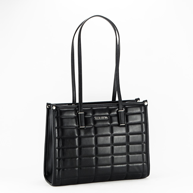 Geanta David Jones cu imprimeu B-6842-5 11 neagra [2]