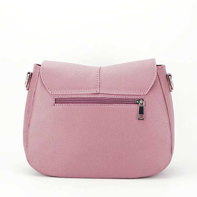 Geanta dama din piele naturala B-8960 123 Roz plamaniu [5]