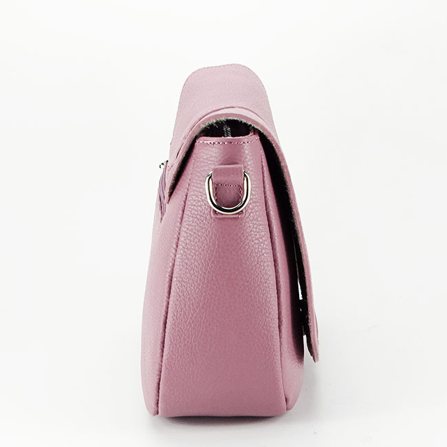 Geanta dama din piele naturala B-8960 123 Roz plamaniu [4]