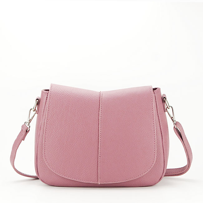 Geanta dama din piele naturala B-8960 123 Roz plamaniu [3]