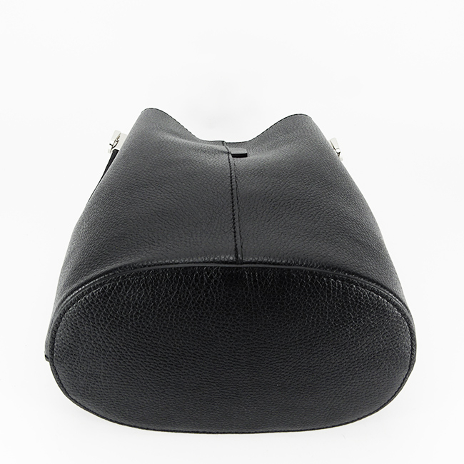 Geanta dama din piele naturala, B-8951 122, 28x24x17 cm, Negru [7]