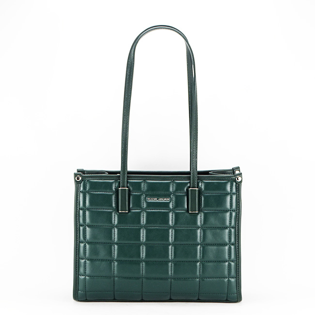 Geanta David Jones cu imprimeu B-6842-5 11 verde inchis [3]