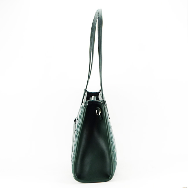 Geanta David Jones cu imprimeu B-6842-5 11 verde inchis [4]