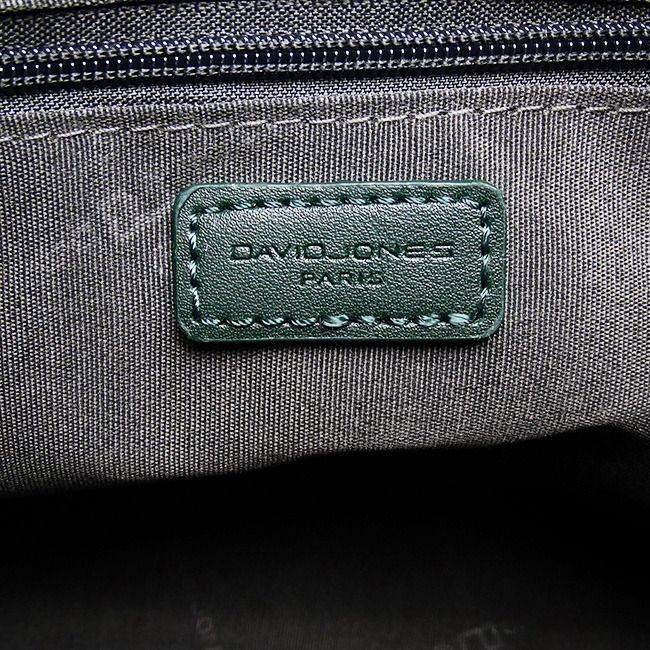 Geanta David Jones cu imprimeu B-6842-5 11 verde inchis [10]