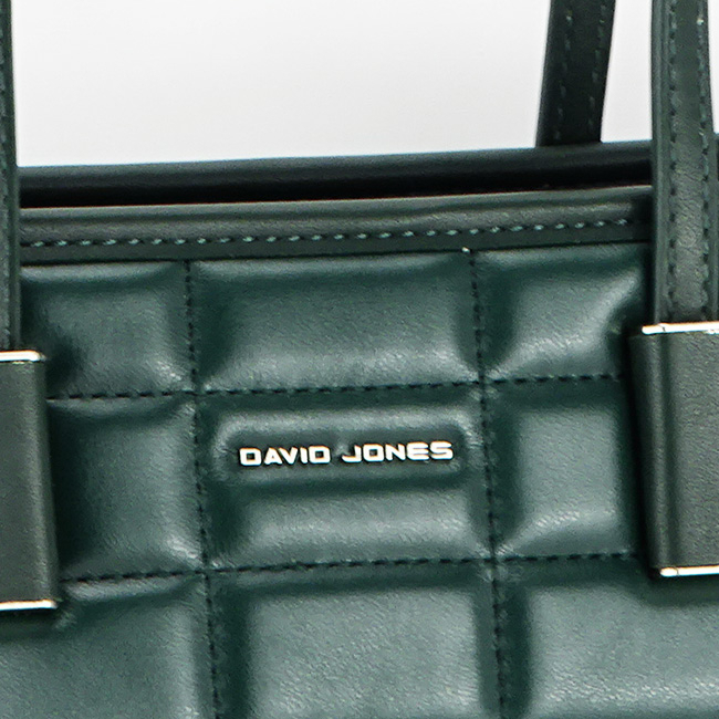 Geanta David Jones cu imprimeu B-6842-5 11 verde inchis [9]