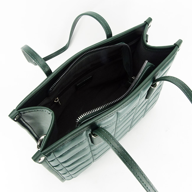 Geanta David Jones cu imprimeu B-6842-5 11 verde inchis [8]