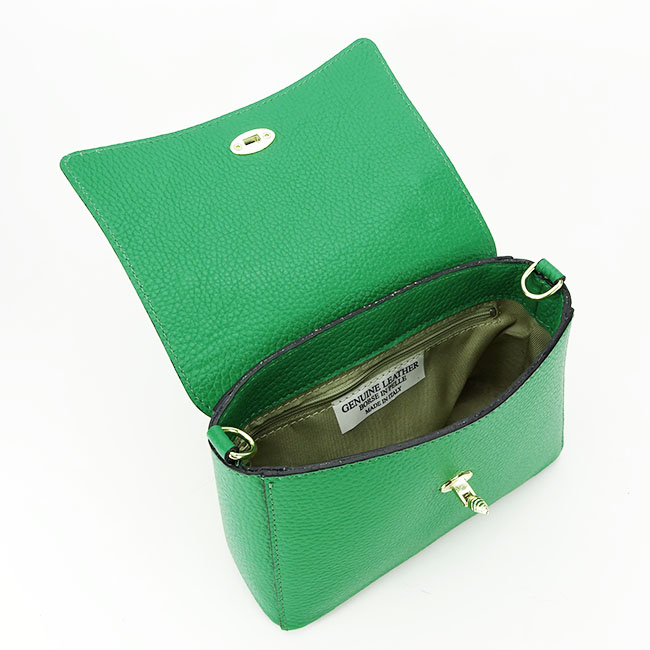 Geanta dama din piele naturala B-1523 120 Verde [8]