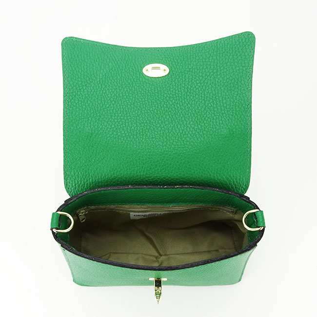 Geanta dama din piele naturala B-1523 120 Verde [7]