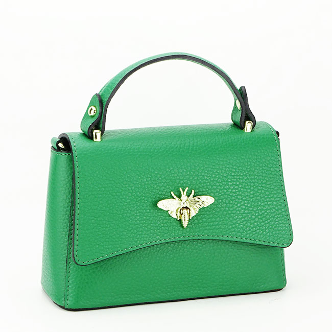 Geanta dama din piele naturala B-1523 120 Verde [3]