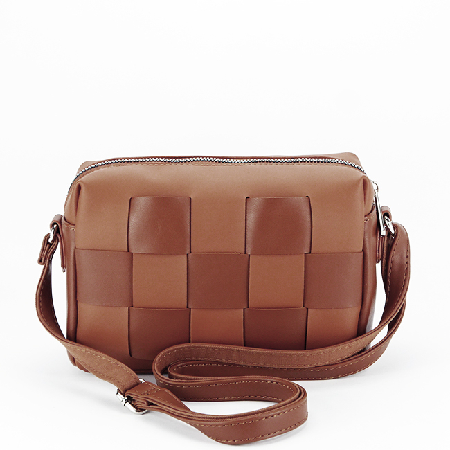 Genta dama mica David Jones B-6645-1 14 Cognac [4]