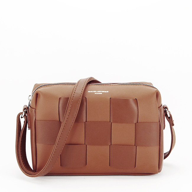 Genta dama mica David Jones B-6645-1 14 Cognac [2]