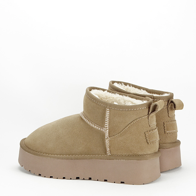 Ghete bej din piele naturala B-JB1924 118 [7]