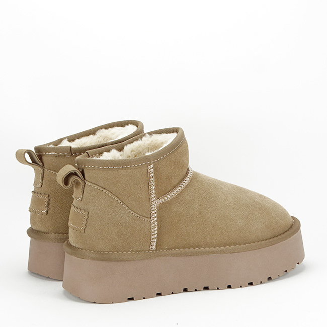 Ghete bej din piele naturala B-JB1924 118 [4]