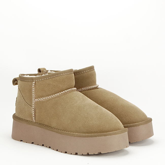 Ghete bej din piele naturala B-JB1924 118 [5]