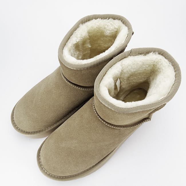 Ghete bej din piele naturala B-NN605 [7]