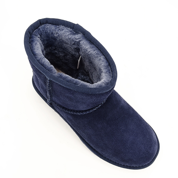 Ghete bleumarin din piele naturala Fiona 116 [6]