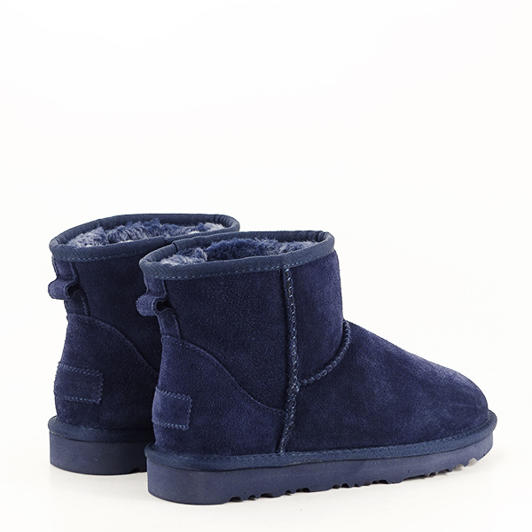 Ghete bleumarin din piele naturala Fiona 116 [8]