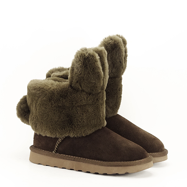 Ghete kaki copii din piele naturala Iris 132 [4]