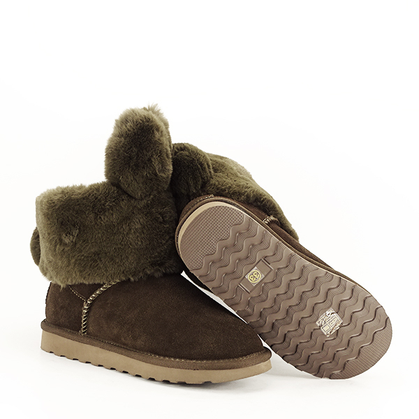 Ghete kaki copii din piele naturala Iris 132 [6]
