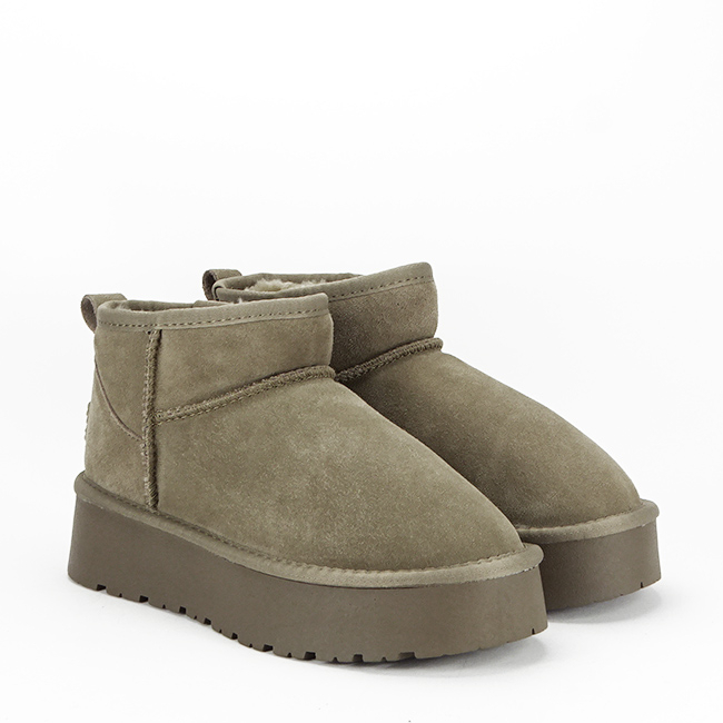 Ghete maro taupe din piele naturala B-JB1924 118 [7]