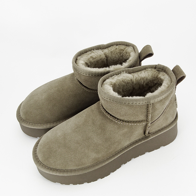 Ghete maro taupe din piele naturala B-JB1924 118 [9]