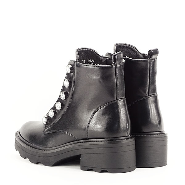 Ghete negre cu cristale Ramona 118 [4]